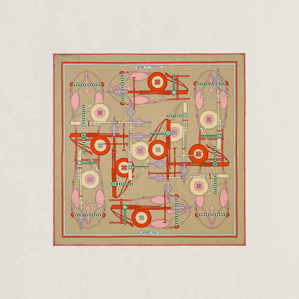 Brides et Frontaux scarf 45 | Hermès Saudi Arabia